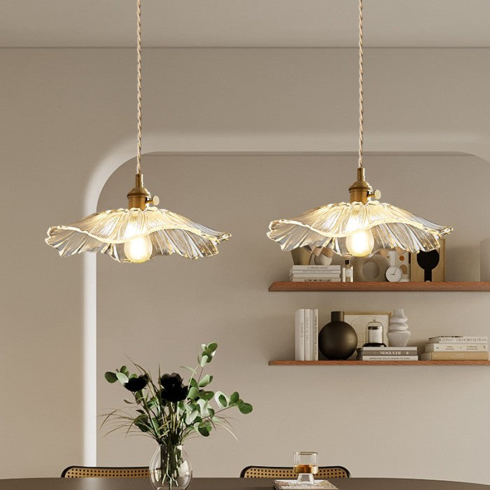 lotus flower pendant lamp