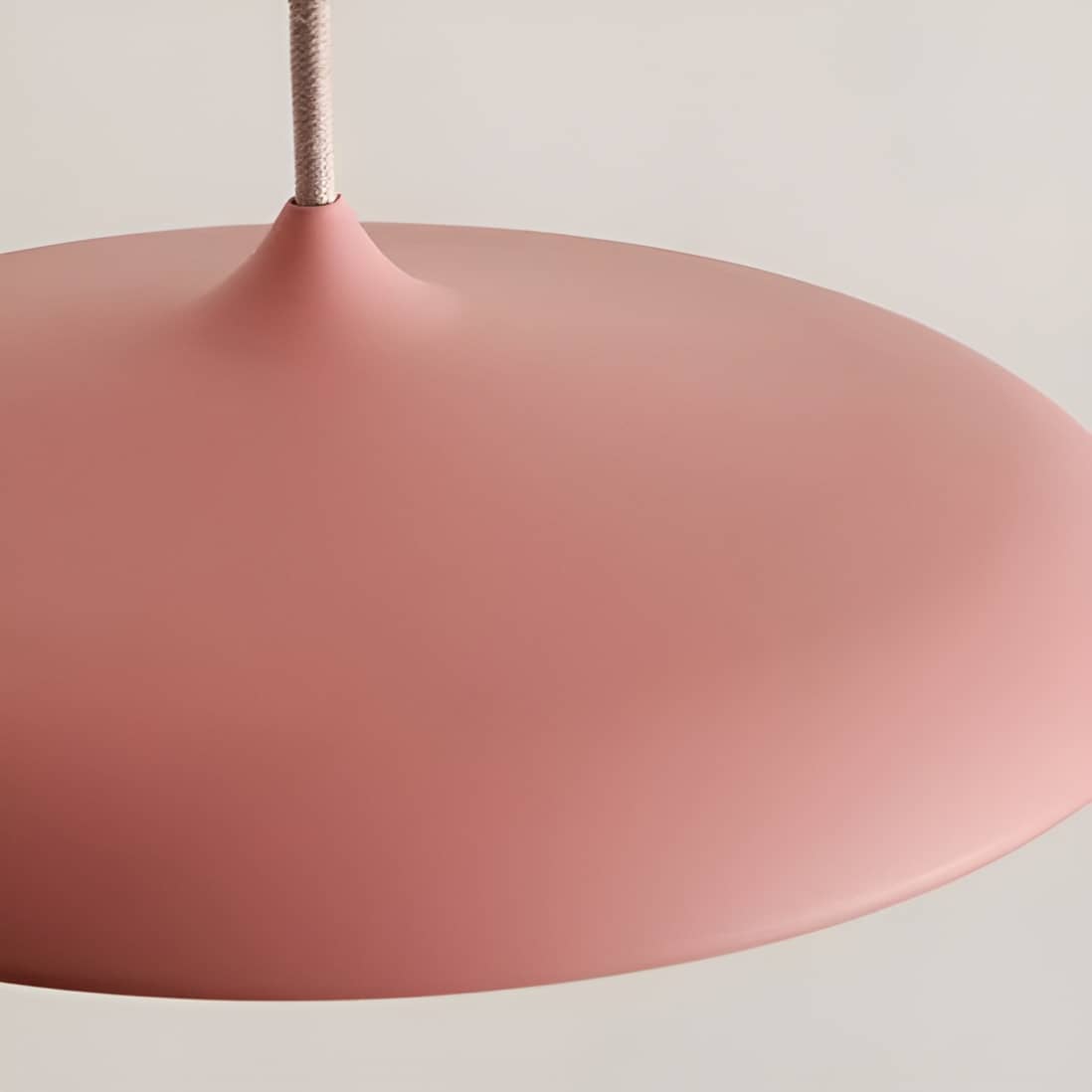 Modern Macaron Disc LED Hanging Lamp
