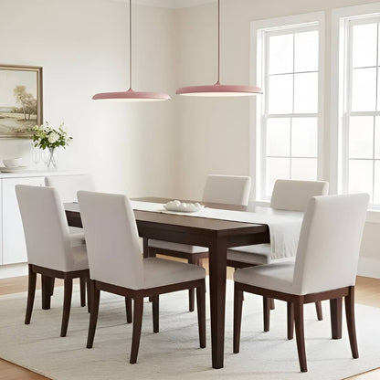 Modern Macaron Disc LED Hanging Lamp