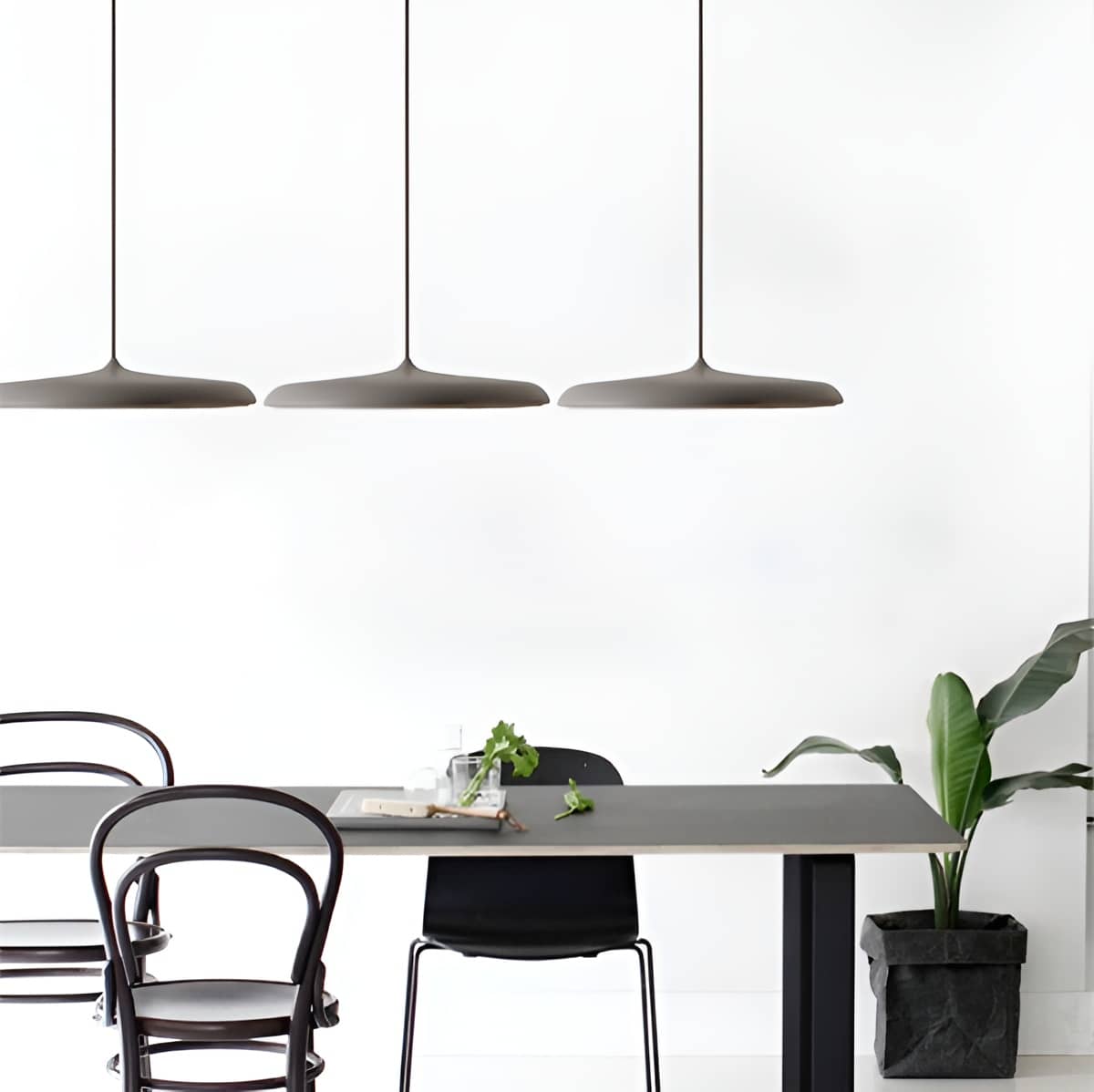 Modern Macaron Disc LED Hanging Lamp