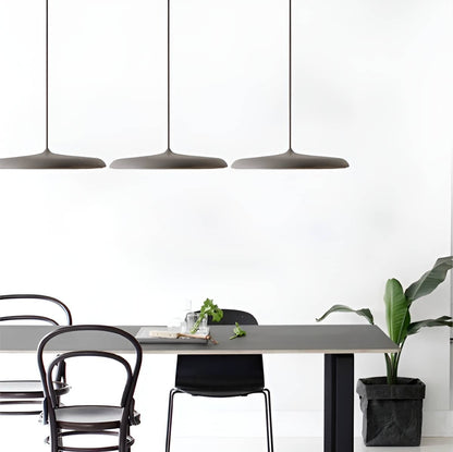 Modern Macaron Disc LED Hanging Lamp