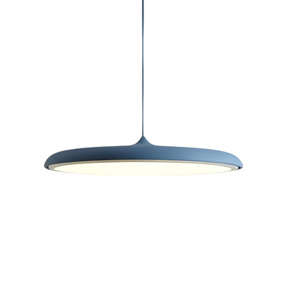 Modern Macaron Disc LED Hanging Lamp