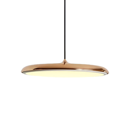 Modern Macaron Disc LED Hanging Lamp