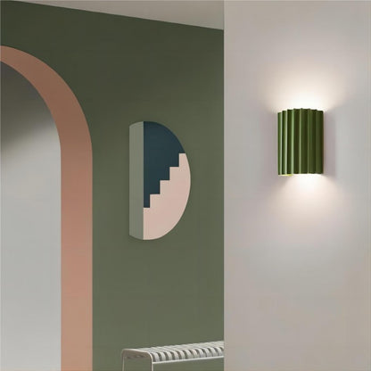 Modern Macaron Resin Wall Sconce