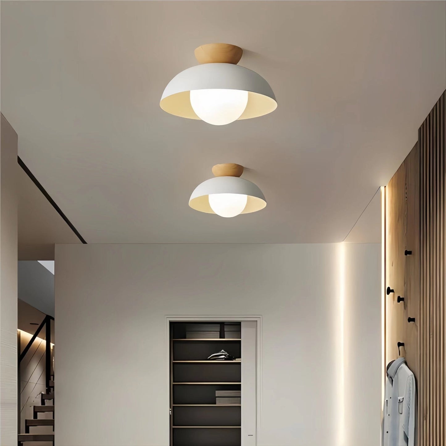 Modern Metal Bowl Shaped Ceiling Lamp