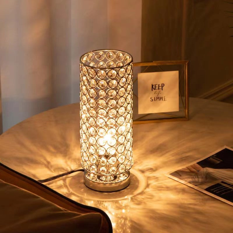 Modern Minimalist Crystal Table Lamp