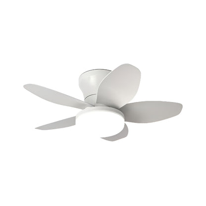 Ventilateur plafond avec lumière et télécommande moderne et minimaliste à 5 pales