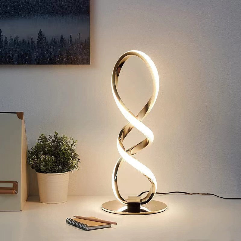 Modern Minimalist Spiral Table Lamp