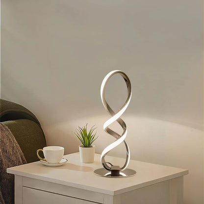 Modern Minimalist Spiral Table Lamp