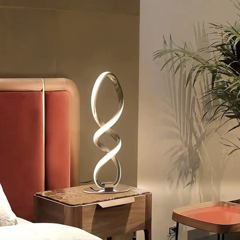 Modern Minimalist Spiral Table Lamp