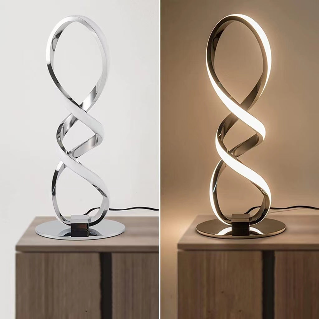 Modern Minimalist Spiral Table Lamp