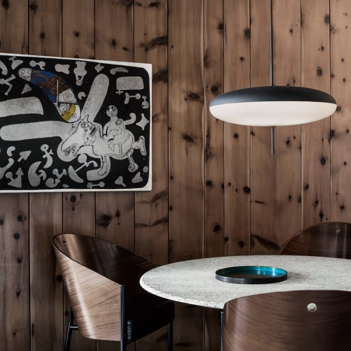 Modern Bauhaus Model 2065 Oval Pendant Lamp