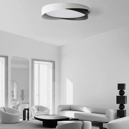 Modern Minimalist Style Circular Flush Mount Ceiling Light