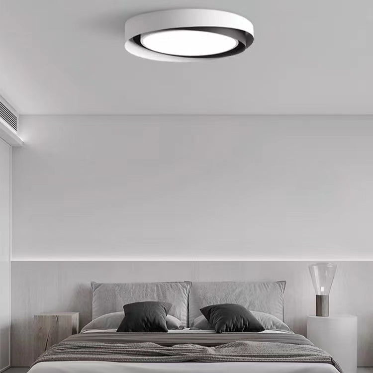 Modern Minimalist Style Circular Flush Mount Ceiling Light