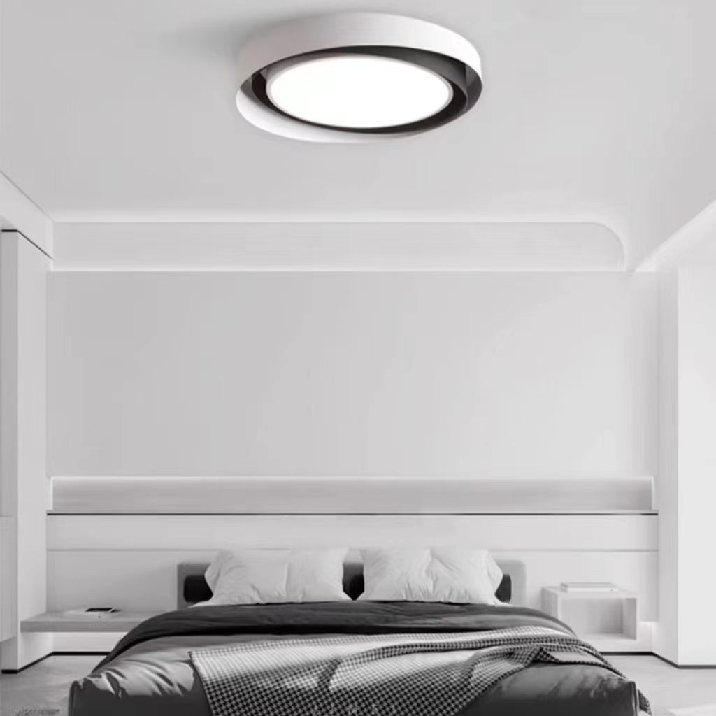 Modern Minimalist Style Circular Flush Mount Ceiling Light