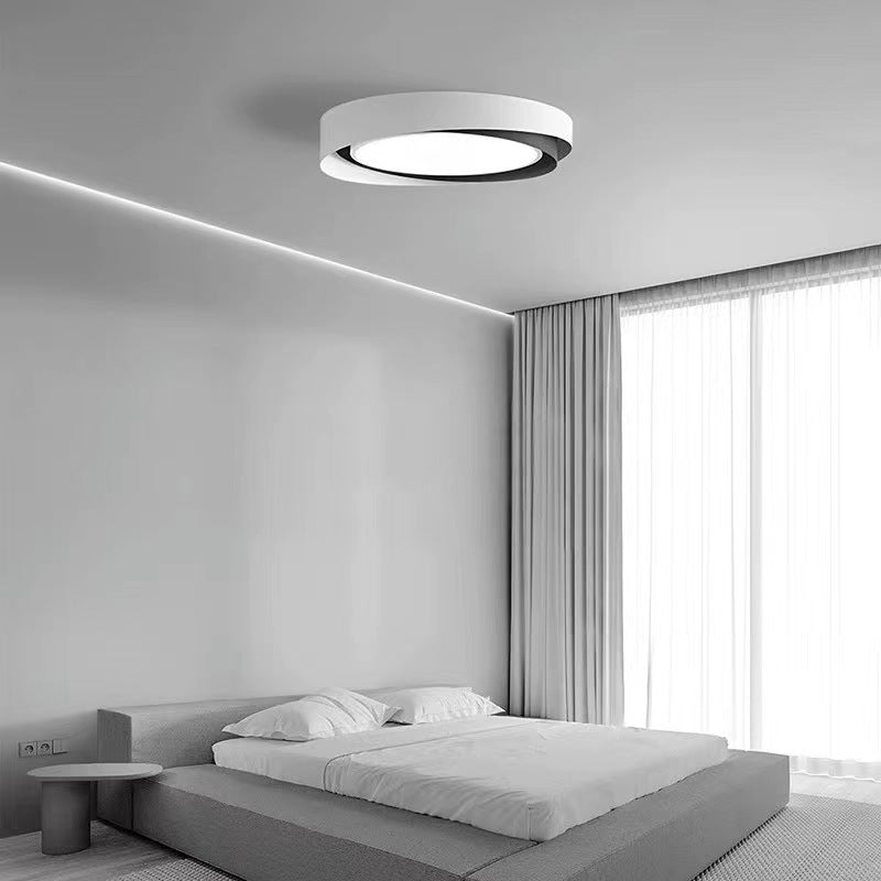 Modern Minimalist Style Circular Flush Mount Ceiling Light