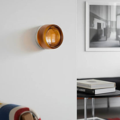 Modern Minimalsit LED Bathroom Wall Light with Glass Shade
