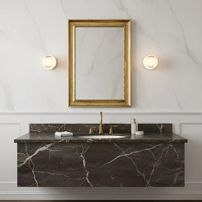 Modern Minimalsit LED Bathroom Wall Light with Glass Shade