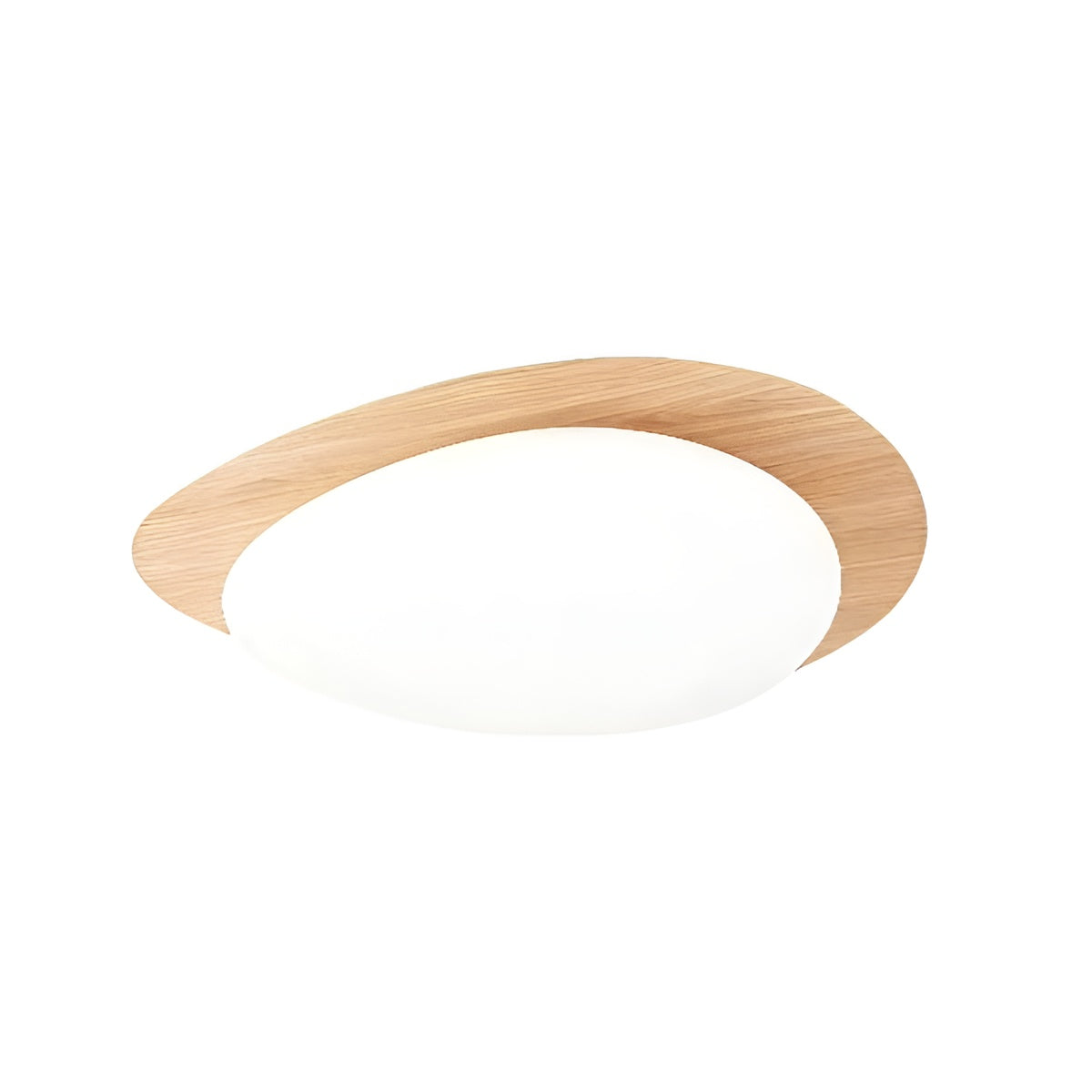 Modern Pebble Shaped Flush Mount Ceiling Lamp