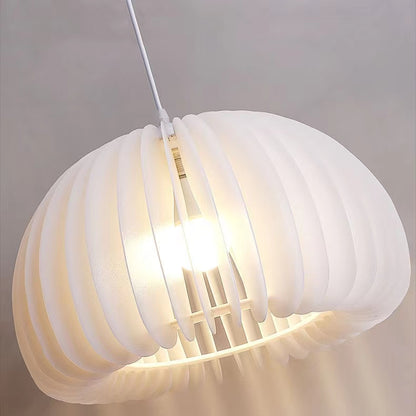 Modern White Pumpkin Pendant Lamp