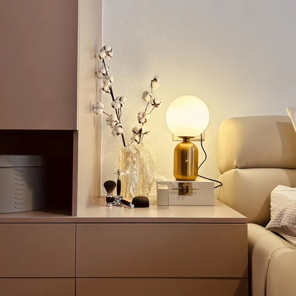 Modern Aballs Bedside Gold Table Lamp