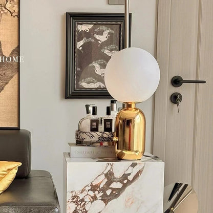 Modern Aballs Bedside Gold Table Lamp