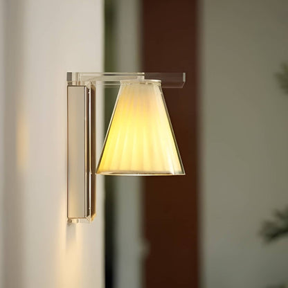 Modern Bauhaus Acrylic Decorative Wall Sconce with White Shade