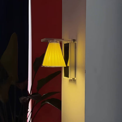 Modern Bauhaus Acrylic Decorative Wall Sconce with White Shade