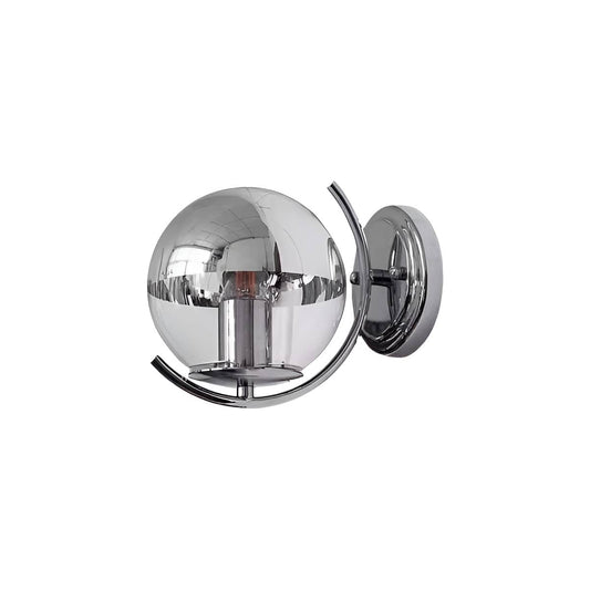 Modern Bauhaus Chrome Glass Wall Light