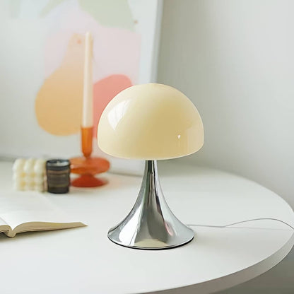Modern Bauhaus Mushroom Glass Bedside Lamp