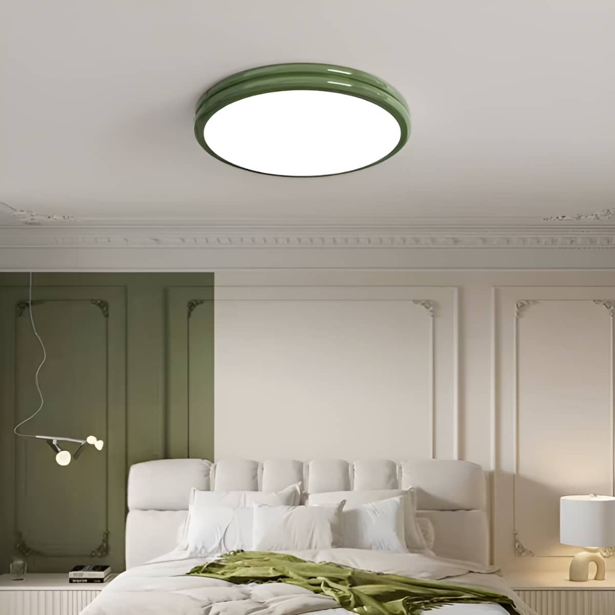 Modern Bauhaus Simple Round LED Bedroom Ceiling Light