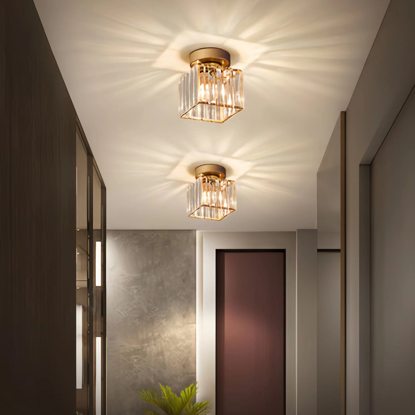 Modern Creative Crystal Ceiling Lamp