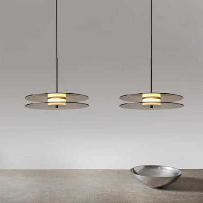 Modern Creative Double Disc Pendant Lamp