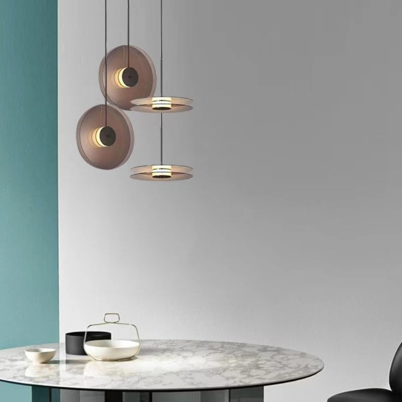 Modern Creative Double Disc Pendant Lamp