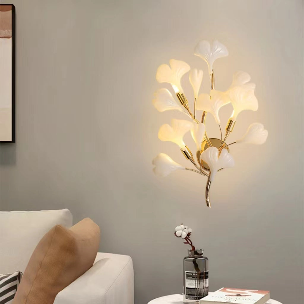 Modern Creative Ginkgo Wall Lamp