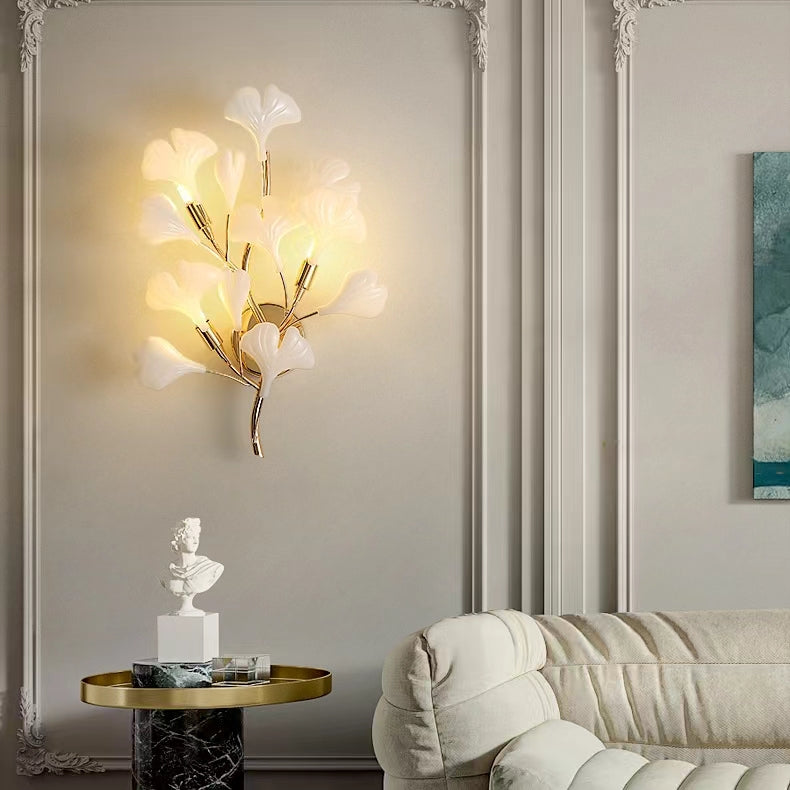 Modern Creative Ginkgo Wall Lamp