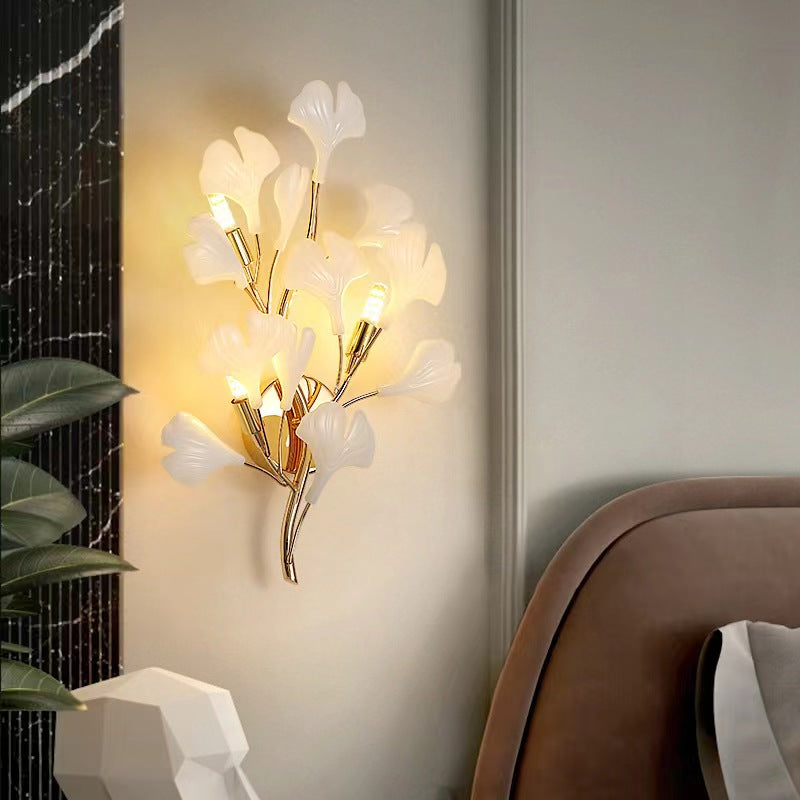 Modern Creative Ginkgo Wall Lamp