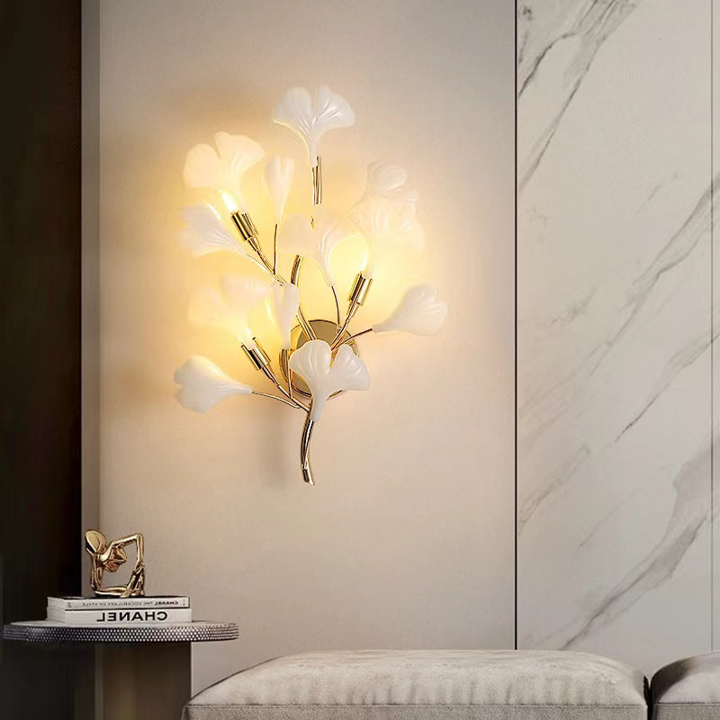 Modern Creative Ginkgo Wall Lamp