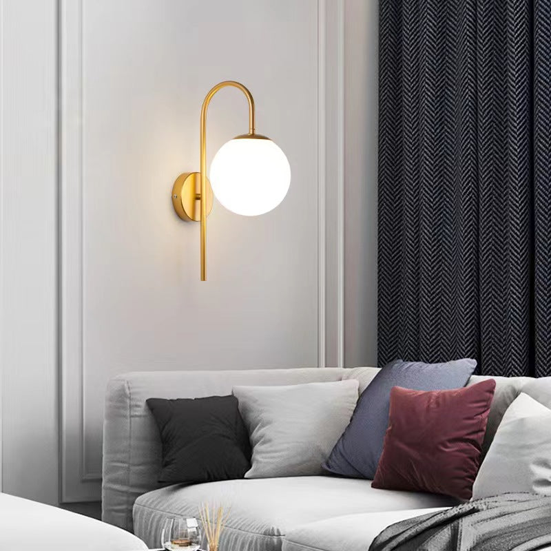 Modern Creative Glass Ball Wall Lamp