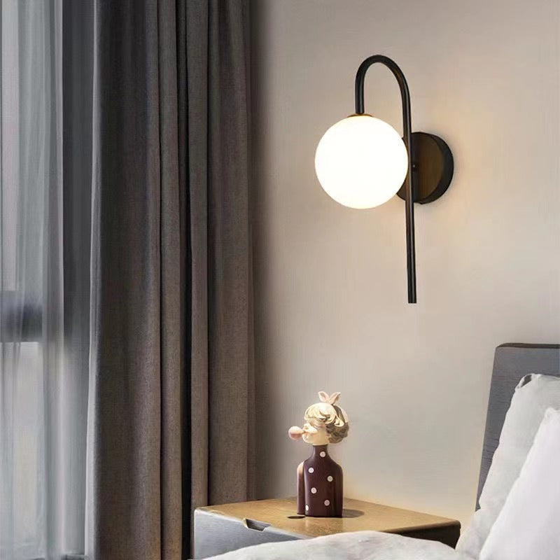 Modern Creative Glass Ball Wall Lamp