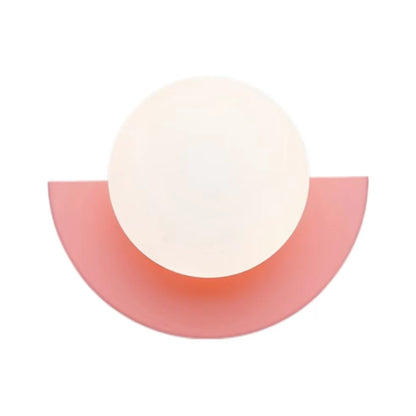 Modern Creative Macaron Semicircle Wall Sconce