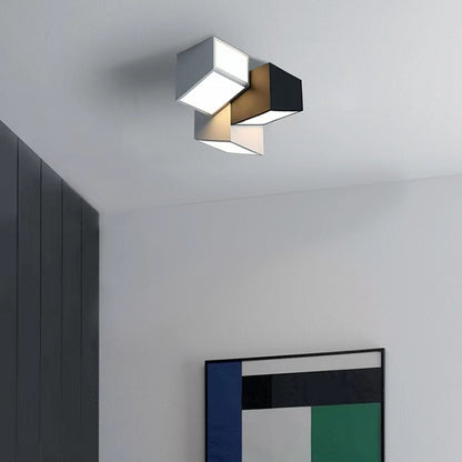 Modern Creative Multi Geometric Ceiling Lamp