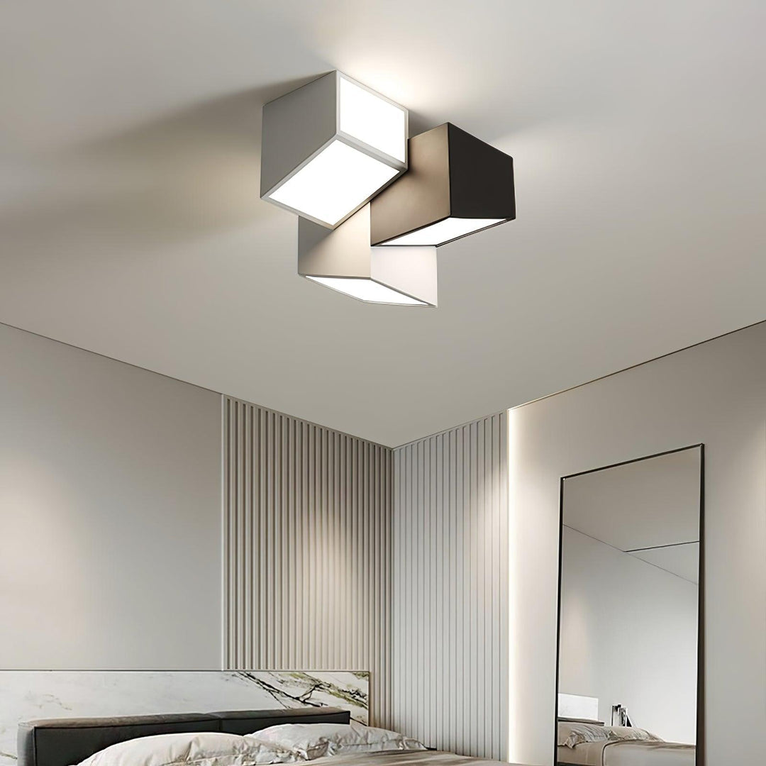 Modern Creative Multi Geometric Ceiling Light