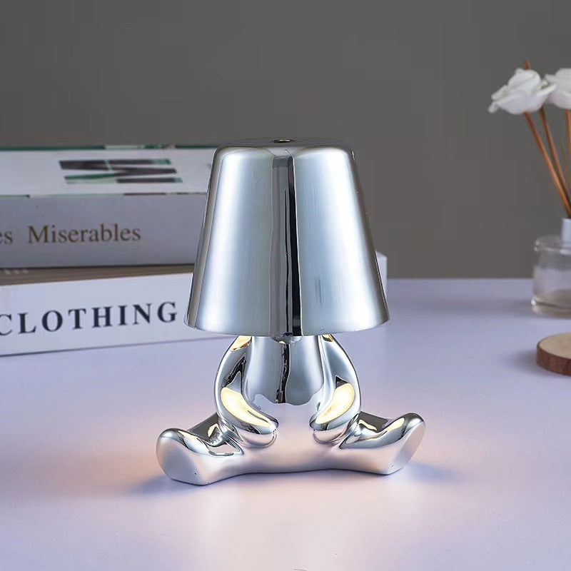 Modern Creative Rechargeable Little Man Table Lamp