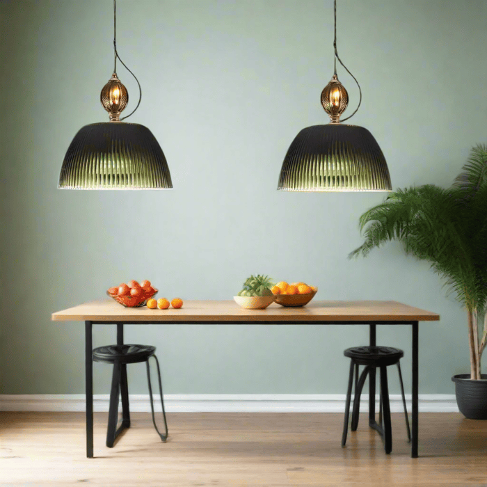 Modern Glass Bowl Kitchen Island Pendant Light