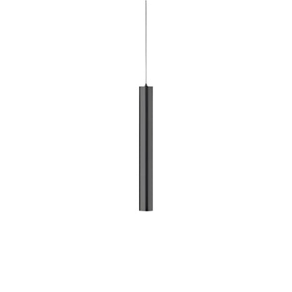 Moderne Lineare LED Schwarze Pendelleuchte