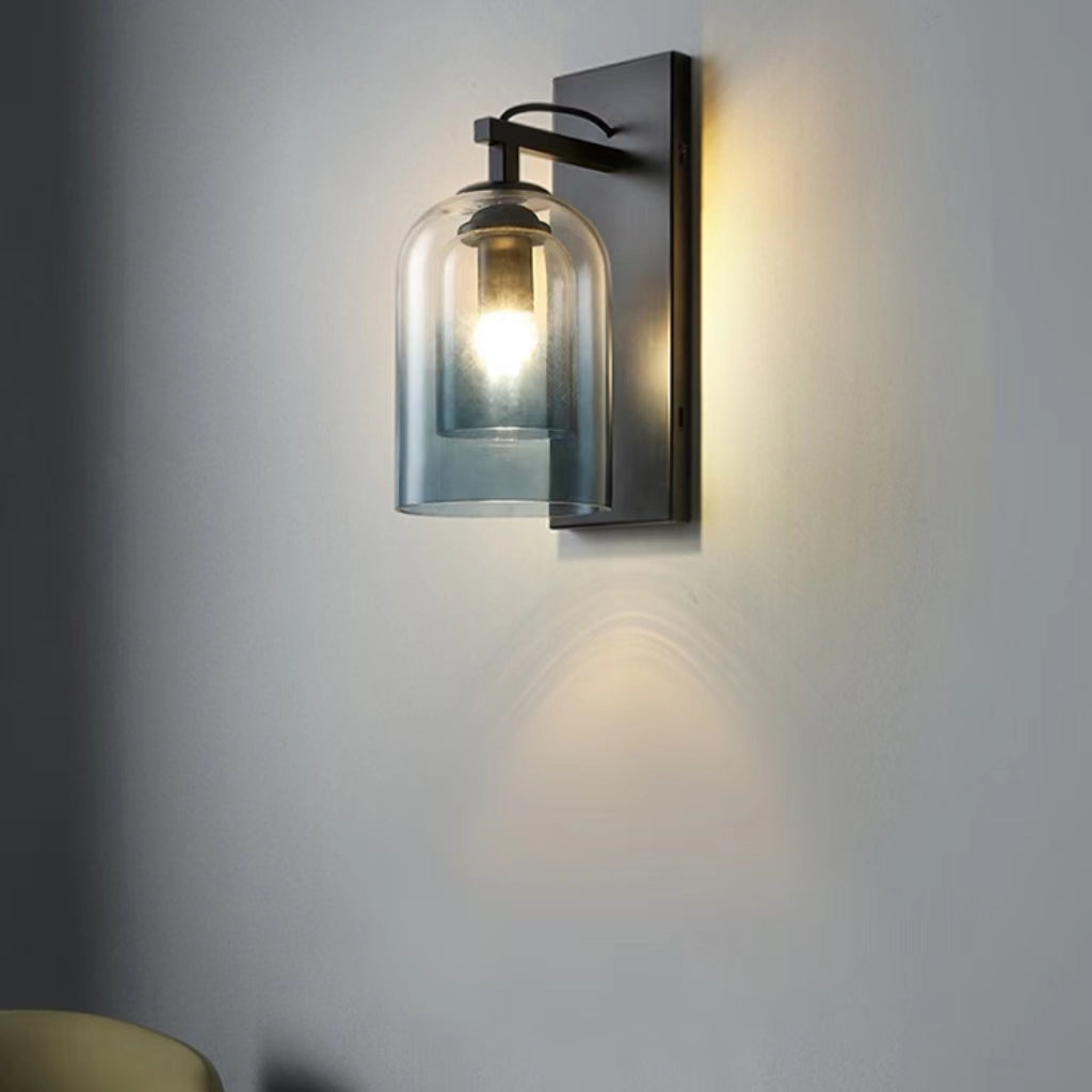 Modern Lumi Double Glass Wall Lamp