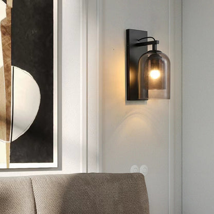 Modern Lumi Double Glass Wall Lamp