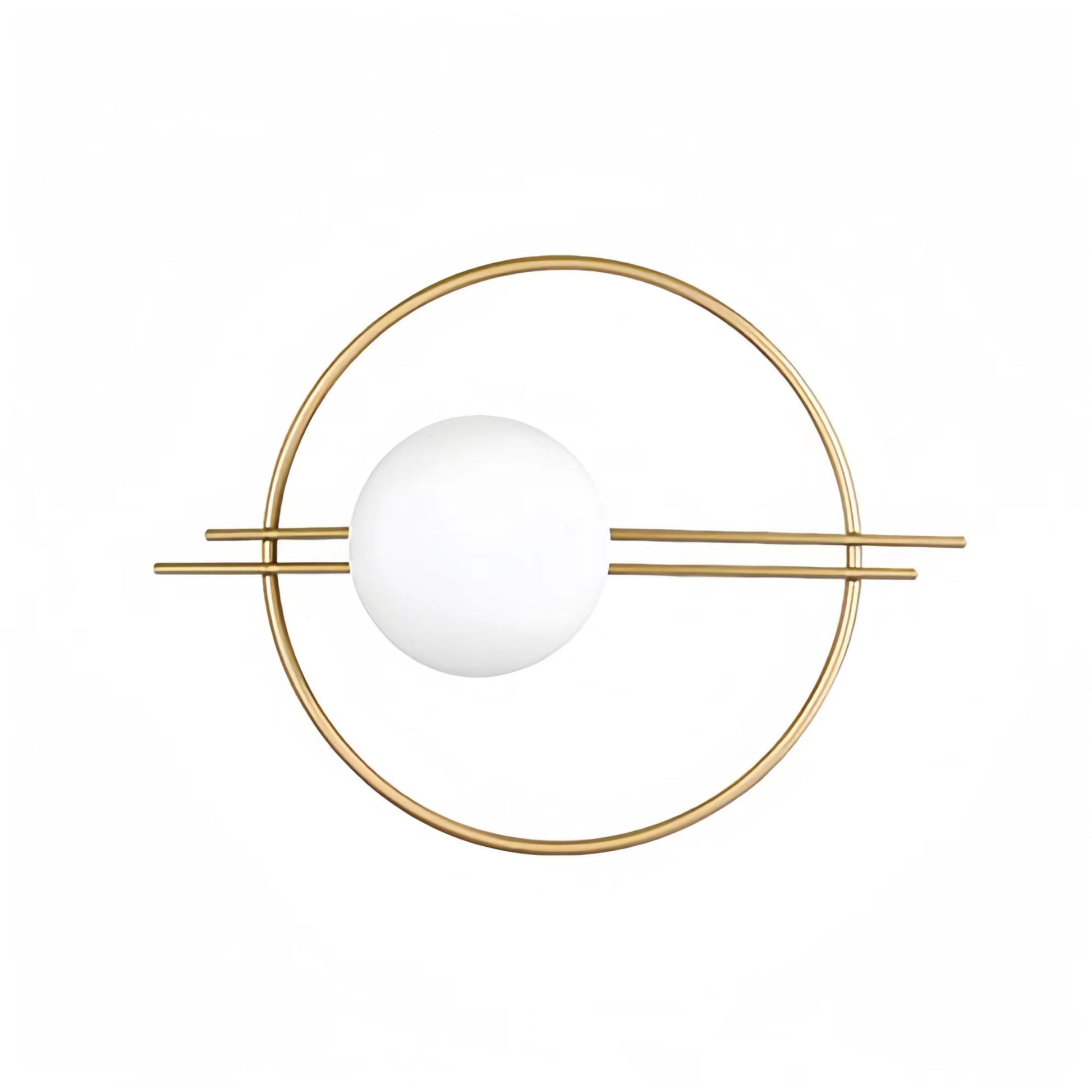 Modern Luxury Metal Ring Wall Sconce