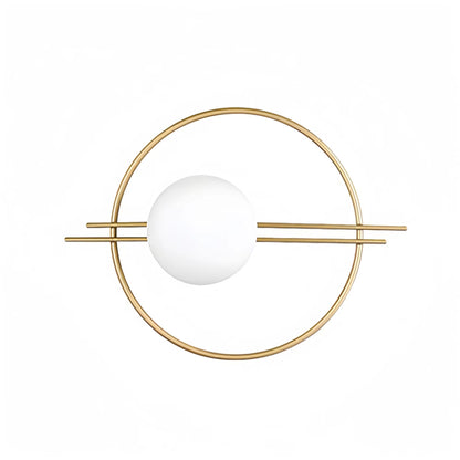 Modern Luxury Metal Ring Wall Sconce